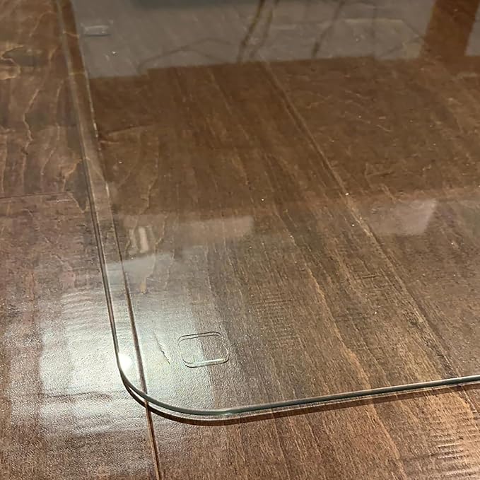 Extremely Large Size Soft Self Adhesive Glass Table Top Bumper, Transparent Anti Slide and Scratch for Heavy Glass Table, Rubber Pad to Avoid The Movement of Glass (Round, 20 PCS)
