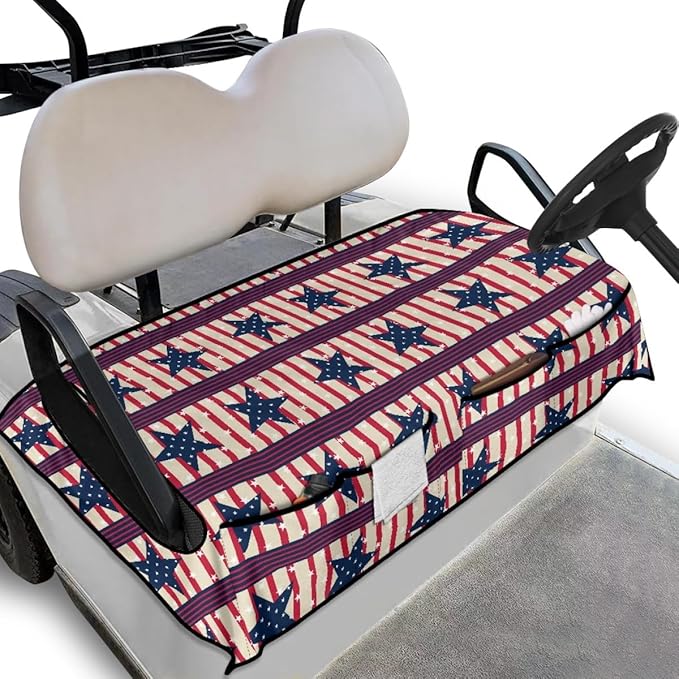 Golf Cart Seat Cushion Cover Featuring Durable Construction, Waterproof Layer and Comfortable Fabric for Outdoor Riding