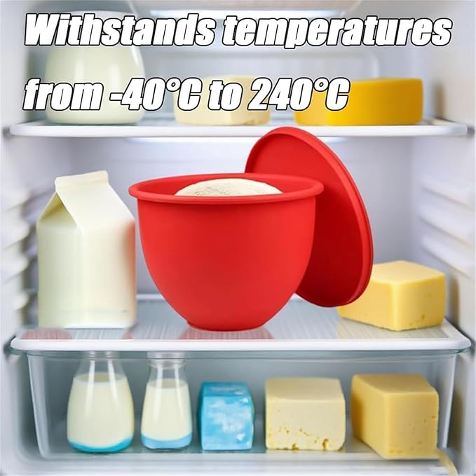 Non-Stick Silicone Liner for 5 Qt Stand Mixers | No More Replacement Bowls(3pcs)