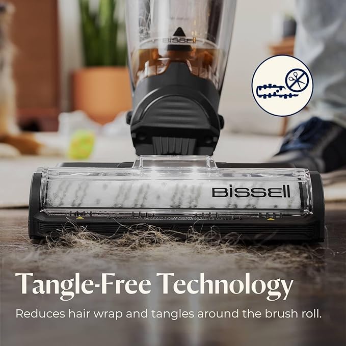 Bissell CrossWave HydroSteam Deluxe Wet Dry Vac, Multi-Purpose Vacuum, Wash, and Steam, Formula Included, Blue, 3515Q