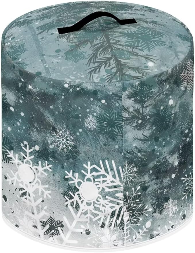 Kawaii Snowman Dust Cover for Kitchen Instant Pot Accessories Appliance Cover Quart Pressure Cooker Air Fryer Rice Cooker Kitchen Appliance Dust Covers with Storage Pockets Size S