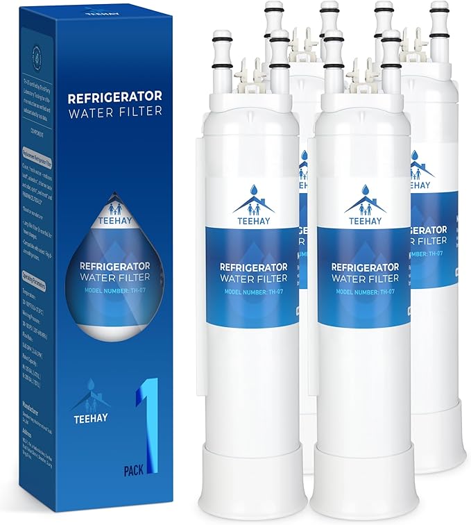 PWF-1 FPPWFU01 Water Filter, Compatible with Frigidaire FPPWFU01 PurePour PWF-1, Frigidaire FPRU19F8WF, PRFC2383AF, PRFG2383AF, PRFS2883AF, PRSC2222AF, 4 Pack