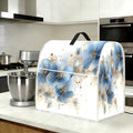 Stand mixer cover with handle and storage bag, reusable and washable, stylish retro floral design, keeps kitchen countertops clean and tidy (fits 6-8 quart mixers).