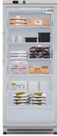 KoolMore 21 Cu. Ft. Commercial Freezer with Glass Door in Stainless Steel - Manual Defrost (KM-GDF20MD)