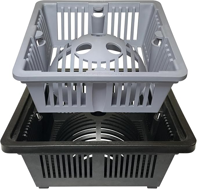 RectorSeal Guardian Drain Lock GDLDUO4500BSKS Duo 2-in-1 Basket Square Commercial Floor Sink Strainer, 8.5 Inch
