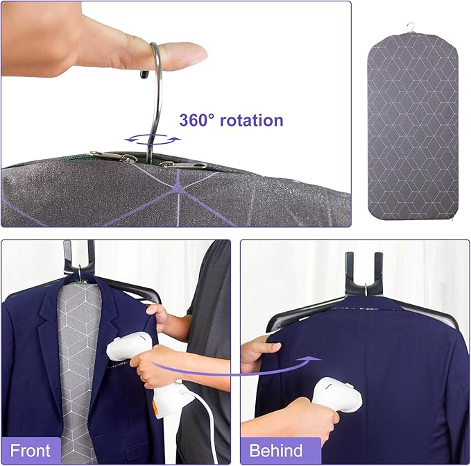 EVEME Steamer Board for Clothes,Stand for Steaming Clothes,Steamer Pad,Hanging Ironing Board,Clothes Steamer Board,Steamer for Clothes,Hanging Steam Iron Pad,Steam Ironing Board