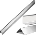 96x2x2 Inch 304 Stainless Steel Wall Corner Guards (10-Pack) Heavy Duty Rounded Corner Protector, Smooth Folded Edge Design for Wall Protection 90° Angle Metal Edge Guard