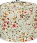 Floral Air Fryer Cover Washable Dust Cover for Kitchen Appliance Accessories for 3 Quart Pressure Cooker Air Fryer Rice Cooker Dust Protection with Storage Pockets