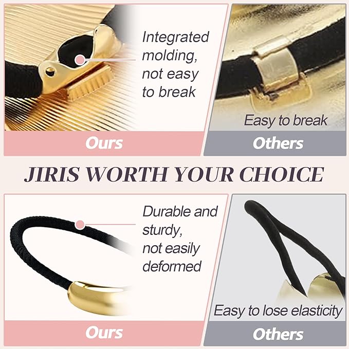 3PCS Metal Hair Tie For Women,Gold Cuffs,Metal Geometric Gold Hair Ties, Hair Accessories Stretchy and Non-Damage Ponytail Holders,Ponytail Cuff Hair Bands For Hair Styling (SET6)