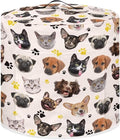 Cute Kitten Puppy Pressure Cooker Cover for 8 Quart Instant Pot Air Fryer Accessories Stain Storage Pockets Thanksgiving Holidays Decor Fryer Dust Covers