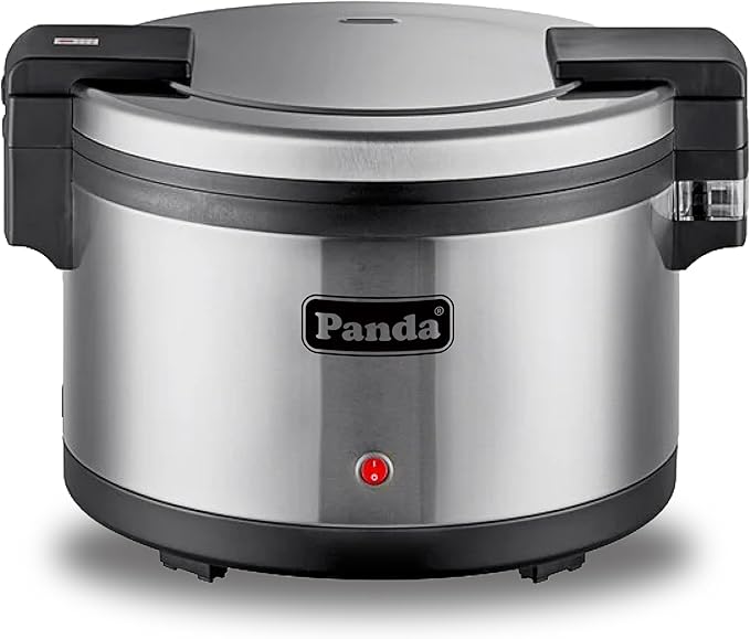 Panda Commercial Rice Warmer - 60 Cups Cooked Capacity Electric Rice Warmer(Warm Function, not Rice Cooker), NSF & ETL Listed Perfect Rice and Food Warmer for Professional Kitchens