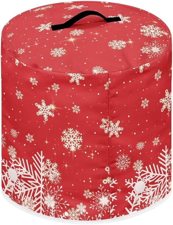 Snowflakes Dust Cover for Kitchen Instant Pot Accessories Appliance Cover Quart Pressure Cooker Air Fryer Rice Cooker Kitchen Appliance Dust Covers with Storage Pockets Size M