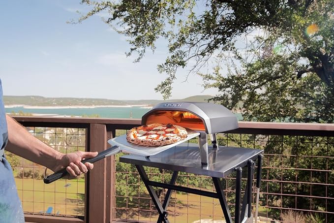 Ooni Koda 12 Gas Pizza Oven – 12" Outdoor Pizza Oven Cooks Pizza in 60 Seconds, Includes 28 mBar Regulator and Gas Hose, Propane Grill Reaches 950°F