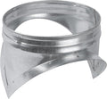 Galvanized Steel Saddle Takeoff – Round 90 Degree Splitter for 8” Duct with 8" Outlet Branch Connector - Range Hood Duct Adapter - Heavy Duty Supply/Exhaust Air Ventilation Duct Work Collar