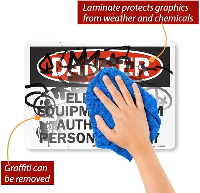 SmartSign "Danger - Elevator Equipment Room, Authorized Personnel Only" Label | 10" x 14" 3M Reflective Laminated Vinyl