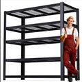 Heavy Duty Garage Shelving,5-Tier Storage Shelves(84" Hx24 Dx55 W),3050LBS Capacity Industrial Shelving Units and Storage,Adjustable Shelving Unit for Garage,Warehouse,Basement