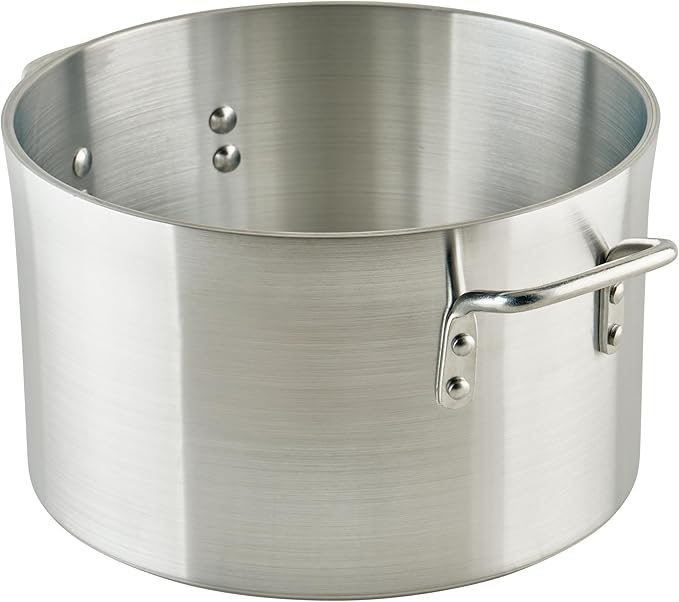 Winco 6.0mm Aluminum Sauce Pot, 14-Quart