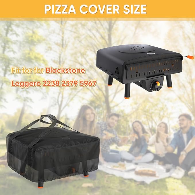 Pizza Oven Cover for Blackstone (Leggero) 2238 2379 5967,TwoPone Waterproof Pizza Oven Accessories Carry Cover for Outdoor