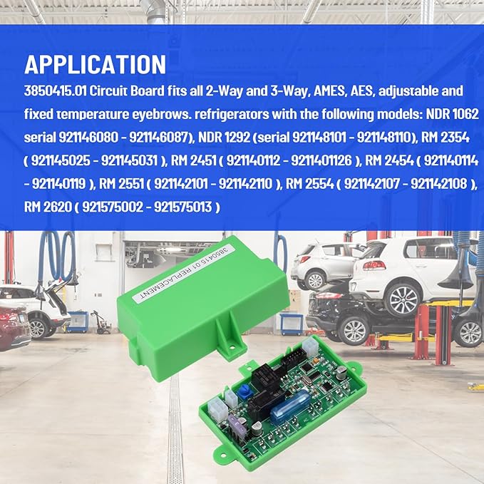 3850415.01 Refrigerator Fridge Main Power Control Circuit Board Compatible with Dometic 2 Or 3 Way RV Parts