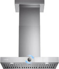 30 Inch Wall Mount Range Hood 1200CFM, Stainless Steel Convertible Ductless/Ducted Stove Vent Hood, Low Noise Kitchen Vent Hoods with Duct Cover, 2 Lights 3 Baffle Filters, Touch & Knob Control