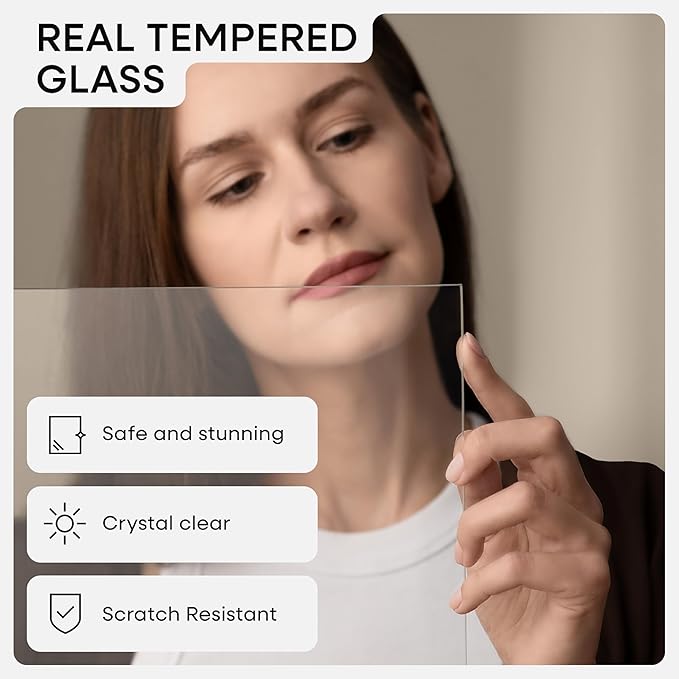 Homeforia 8x24 Bronze Panoramic Frame, High End Metal 8 x 24 Picture Frames without Mat, 24x8 Hanging Bronze Poster Frames for Wall, 8by24 inch Display Photo Frames, Tempered Glass, Wall Kit, Set of 1