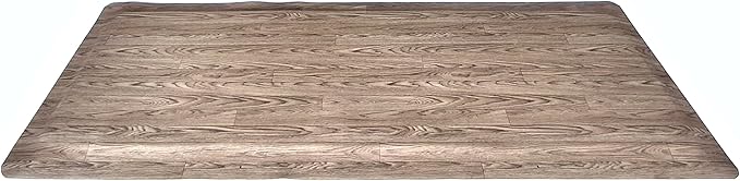 Rhino Mats, Softwoods Anti Fatigue Floor Mat, Commercial Grade Kitchen Mat, Standing Desk Mat, Office, Garage or Anywhere, Standing Comfort. (Driftwood, 3' x 15' x 7/8")