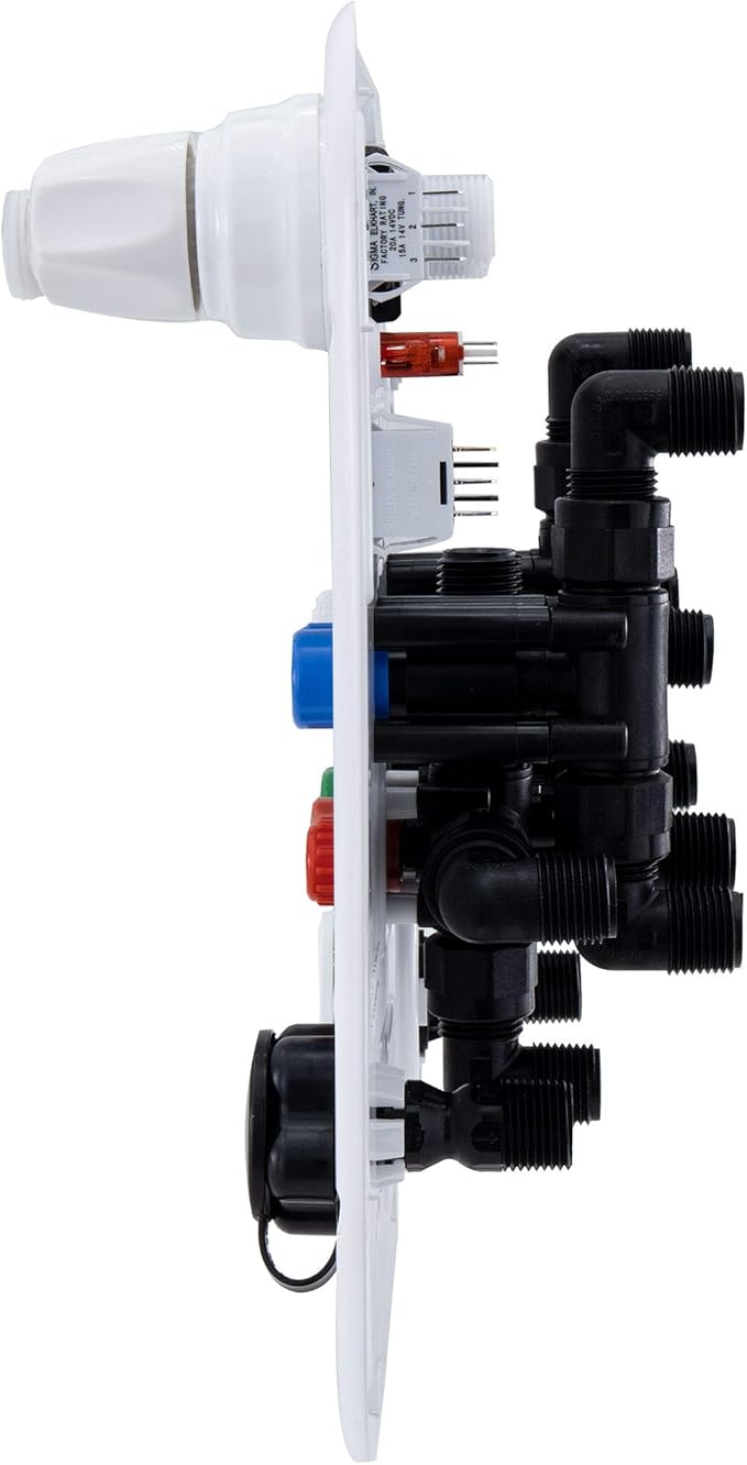 RecPro RV Water Management Panel | Nautilus P4 | 8-Function City-Water Fill (No, Don't Include Install Kit) | Made in USA
