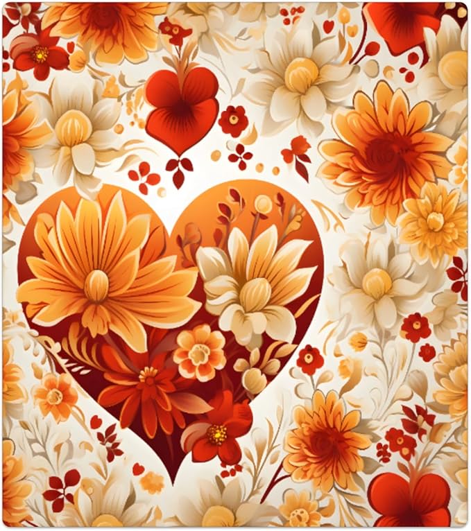 Valentine's Day Yellow Flowers Dishwasher Magnet Cover, Reusable Refrigerator Panel Stickers Microwave Front Door Covers Magnets for Kitchen Home Appliances Holiday Party Decorations 23 X 26 in