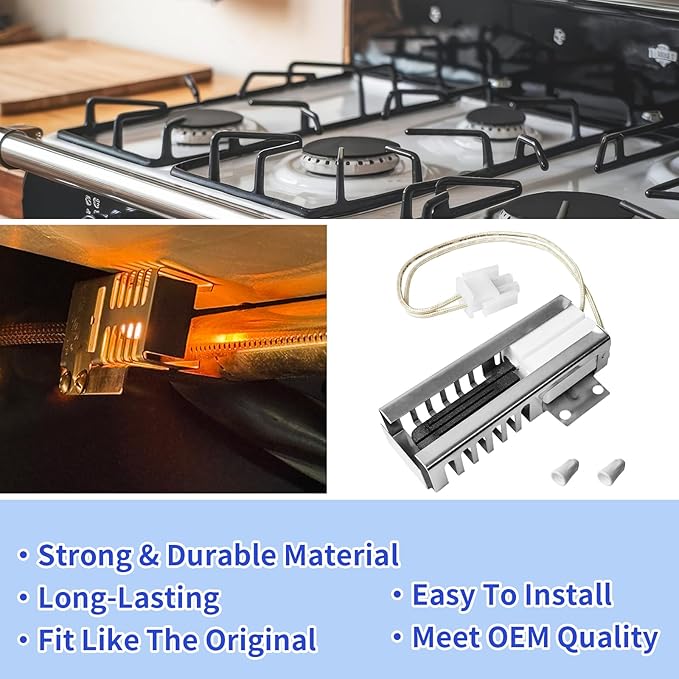 DG94-00520A Gas Range Oven Igniter Replacement Compatible with Sam-sung NX58F5500SS NX58H5600SS NX58H9500WS