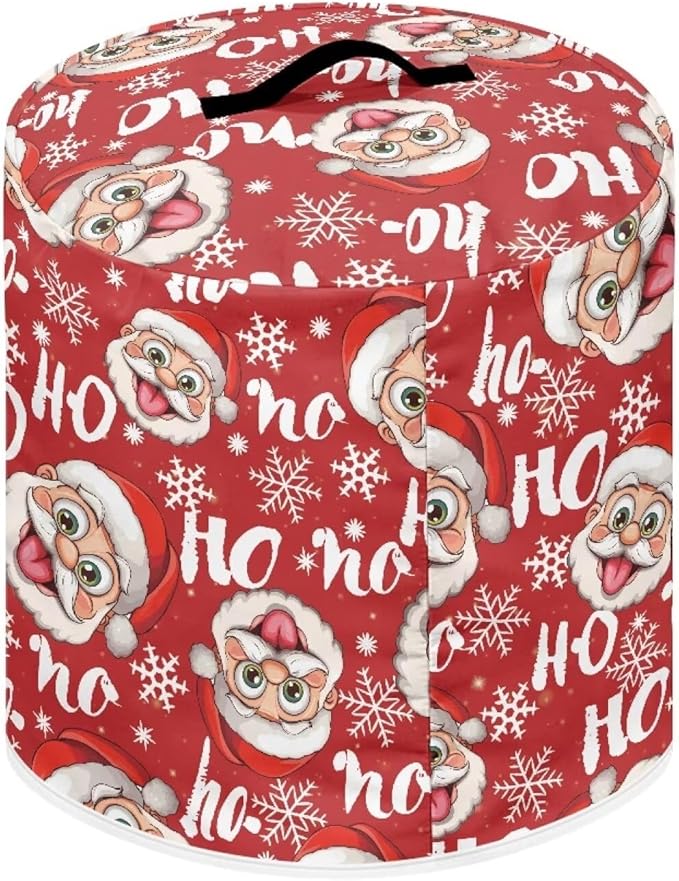 Santa Claus Appliance Covers Star Air Fryer Dust Cover for Instant Pot Accessories 3 Quart Fryer Dust Covers Appliance Dust Covers Soft and Easy to Fold Convenient M