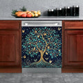 Tree of Life Dishwasher Magnet Covers for Front Door Decal, Magnetic Dishwasher Covers Decorative, Refrigerator Magnet Dishwasher Decal Panel Cover, 23"X26"