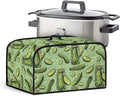 Cucumber Slow Cooker Cover - Beautiful Pink Flowers Dust Cover, Measuring 17" x 10.8" x 9.8"