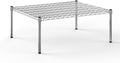 30''W x 36''L x 14''H Chrome Plated Wire Dunnage Rack | Off The Floor Storage