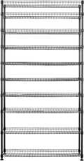 SafeRacks 10-Tier Shoe Rack - Black, Large Shoe Storage Organizer, 60 Pair, Heavy Duty Shoe Stand with Vertical Free Standing Shoe Shelf, Perfect for Entryway, Closet, Garage, & Bedroom Storage