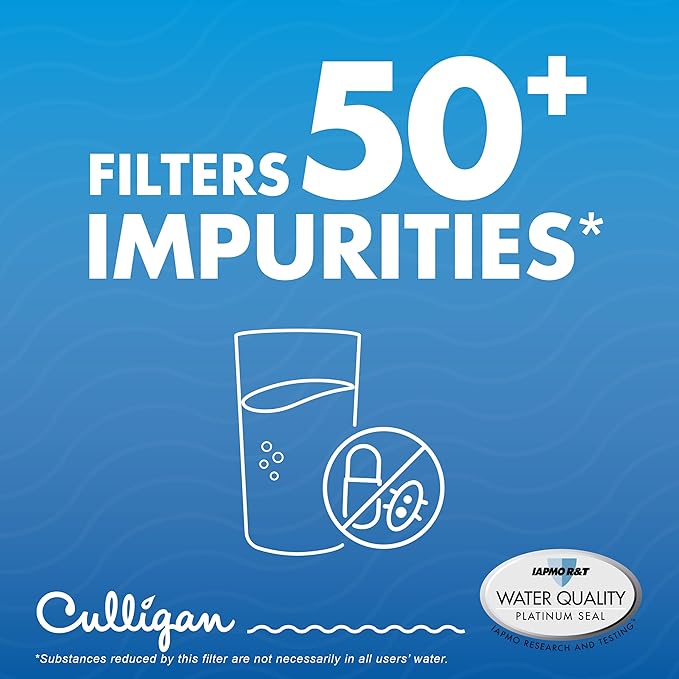 Culligan CUL800 Replaces LG (LT800P), CUL800 Refrigerator Water Filter, Replace Every 6 Months, Pack of 1