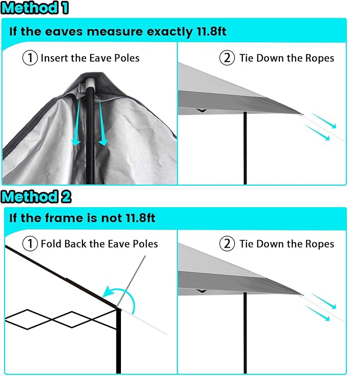 Canopy Replacement Top Cover with Air Vents for 12x12 Pop up Canopy Tent, Fit for 12x12 Pop up Gazebo, Waterproof & Anti-UV for Outdoor Shade (Frame Not Included) (Grey)