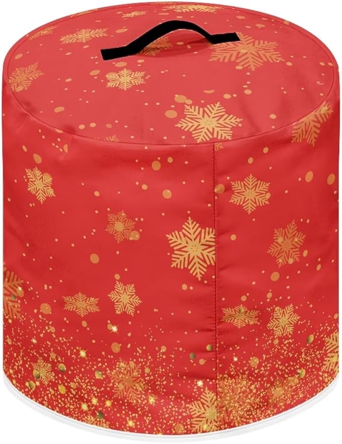 Golden Christmas Tree Dust Cover for Kitchen Instant Pot Accessories Appliance Cover Quart Pressure Cooker Air Fryer Rice Cooker Kitchen Appliance Dust Covers with Storage Pockets Size L