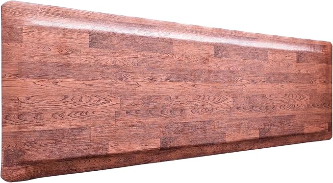 Rhino Mats, Softwoods Anti Fatigue Floor Mat, Commercial Grade Kitchen Mat, Standing Desk Mat, Office, Garage or Anywhere, Standing Comfort. (Oak, 3' x 10' x 1/2")