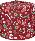 Dust Cover Compatible with 6 qt Electric Pressure Cooker Rice Cooker and Air Fryer Insulated Protective Cover Keep Appliance Clean Christmas Decor, Elk Snowman Candy Canes