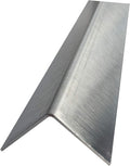 Brushed 304 Stainless Steel Corner Guards, 48" Wall Protectors, 20ga & 16ga, Available in 1/2" to 4", Multi-Pack Options (1, 2, 5, or 10) (10, 1 1/2 x 1 1/2, 16ga, No Hug Edges)
