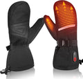 Heated Ski Gloves, Unisex Winter Skiing Gloves, 7.4V Battery Power Rechargeable Heating Glove for Women & Men Skiing, Snowboarding, Snowmobile, Outdoor Sports