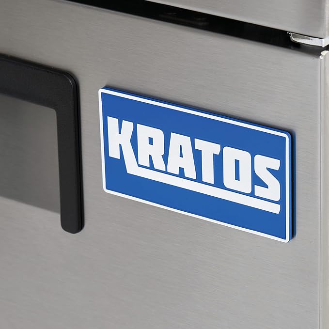 Kratos Commercial Undercounter Freezer, 2 Door 48" Wide All Stainless Steel Freezer for Restaurants, 11.9 Cubic Ft, 115V (67K-305)