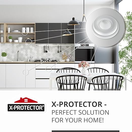 X-Protector Cabinet Door Bumpers 64 PCS – 1/2" Silicone Clear Bumpers – Ideal Cabinet Bumpers – Self-Adhesive Thick Door Silencer – Bumper Pads to Protect Glass & Other Surfaces!