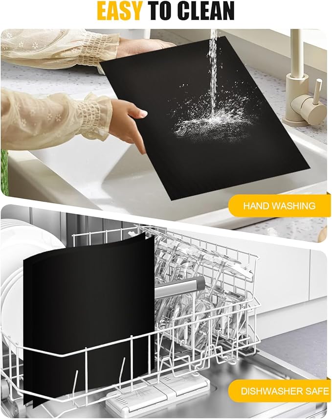 134PCs Air Fryer Liners Compatible with Nuwave Bravo XL Pro Air Fryer Toaster Oven 30QT,4PCs Baking Teflon Mats Reusable and 130PCs Parchment Paper Accessories for Nuwave 12-in-1 Oven with Grill Combo