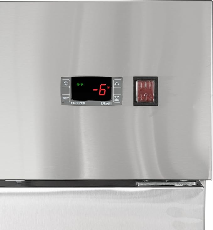 KoolMore 29" 1 Door Stainless Steel Upright Commercial Reach-in Freezer - 23 cu. ft