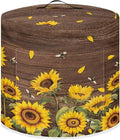 Flashideas Sunflower Print Dust Cover with Pocket for Instant Pot, Rice Cooker and Air Fryer, Round Pressure Cover Dust-Proof Stain Resistant Electric Appliance Cover Easy to Clean