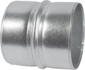 Vent Systems 4'' Inch Galvanized Steel Duct Connector - Round Ventilation Duct Extension - Metal Vent Coupler - Metal Hose Coupling - Galvanised Pipe Connector - Dryer Vent Connector