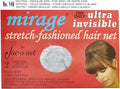 Hairnet Mirage Ultra-Invisible, Neutral,2 Net Per Pack [Pack of 12]