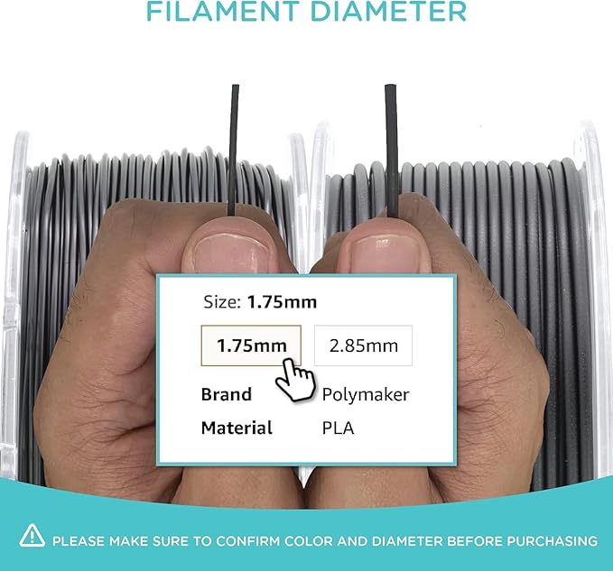 Polymaker ABS Filament 1.75mm Green, 3D Printer Filament 1.75mm Heat Resistant 1kg - PolyLite ABS 3D Printing Filament 1.75mm, Strong & Durable, Dimensional Accuracy +/- 0.03mm