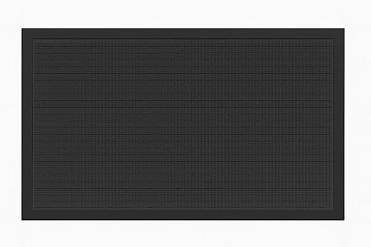 Guardian WaterGuard Indoor/Outdoor Wiper Scraper Floor Mat, Rubber/Nylon, 3'x4', Charcoal